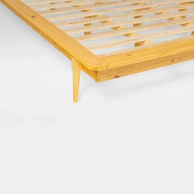 Boho Solid Wood King Platform Bed - Saracina Home - Image 5