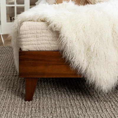 Alice Mid-Century Solid Wood Platform Bed - Saracina Home - Image 3