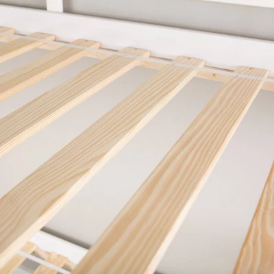 Twin Over Twin Solid Wood Mission Design Bunk Bed - Saracina Home - Image 3