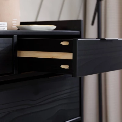 Mid-Century Modern Solid Wood 6 Drawer Vertical Dresser - Saracina Home - Image 13