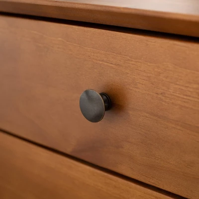 Greenberg 2 Drawer Mid-Century Modern Solid Wood Nightstand - Saracina Home - Image 7