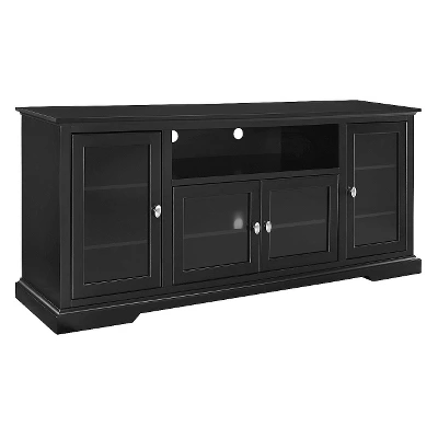 Glass Door Traditional Highboy TV Stand For TVs Up To 80" - Saracina Home - Image 6