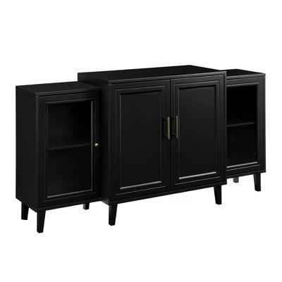 62" 4 Door Tiered Modern Sideboard - Saracina Home - Image 4
