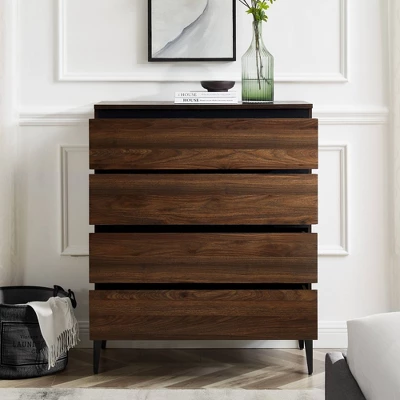 Theo Urban Modern Plank 4 Drawer Dresser - Saracina Home - Image 2