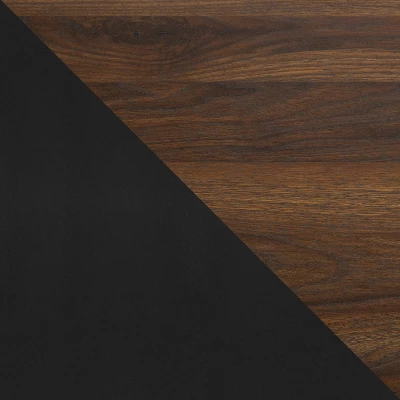 Set Of 2 Wrightson Urban Industrial Wrap Leg Round Side Tables Dark Walnut - Saracina Home - Image 4