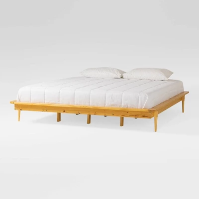 Boho Solid Wood King Platform Bed - Saracina Home - Image 16