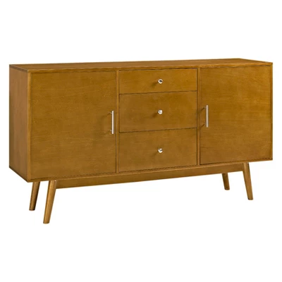 Mid-Century Modern Wood Console TV Stand For TVs Up To 65" - Saracina Home - Image 2
