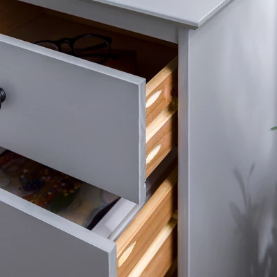 Stiva Classic Mid-Century Modern 3 Drawer Nightstand - Saracina Home - Image 5