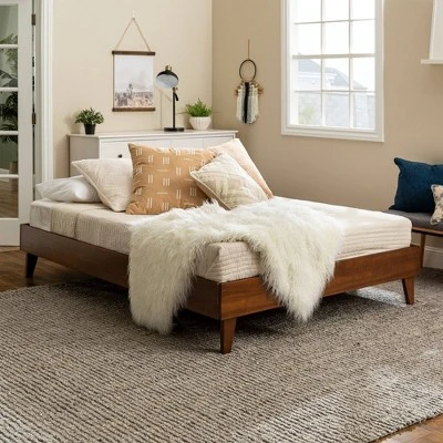 Alice Mid-Century Solid Wood Platform Bed - Saracina Home - Image 6