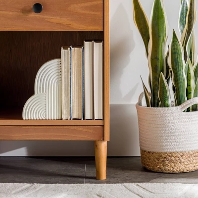 Stiva Classic Mid-Century Modern 1 Drawer Nightstand - Saracina Home - Image 9