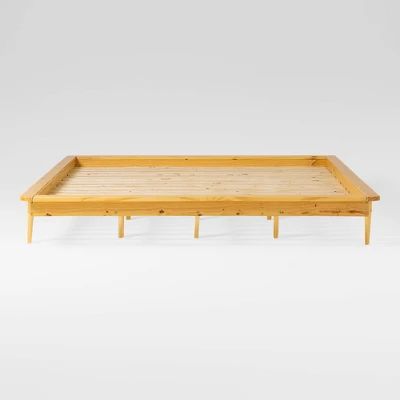 Boho Solid Wood King Platform Bed - Saracina Home - Image 9