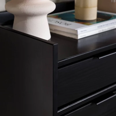 Mid-Century Modern Solid Wood 6 Drawer Vertical Dresser - Saracina Home - Image 14