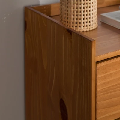 Mid-Century Modern Solid Wood 5 Drawer Chest Of Drawers - Saracina Home - Image 11