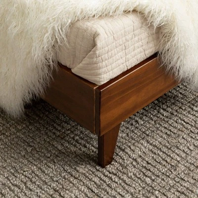 Alice Mid-Century Solid Wood Platform Bed - Saracina Home - Image 2