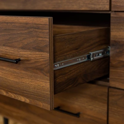 Higgins Modern Horizontal 6 Drawer Dresser - Saracina Home - Image 5