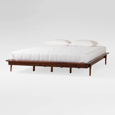 Boho Solid Wood King Platform Bed - Saracina Home - Image 15