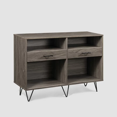 Modern Hairpin Leg Storage Console Table - Saracina Home - Image 11
