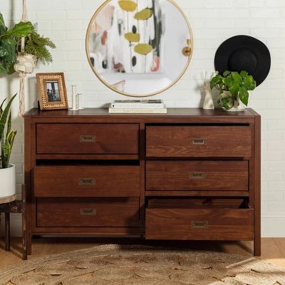 Classic Horizontal Bedroom 6 Drawer Dresser - Saracina Home - Image 14