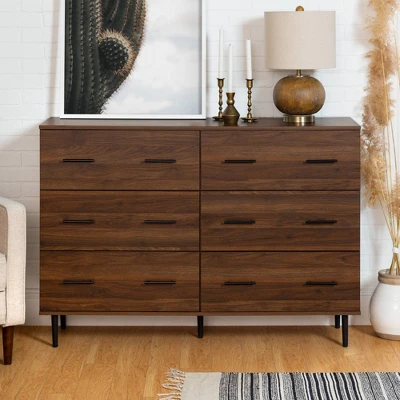 Higgins Modern Horizontal 6 Drawer Dresser - Saracina Home - Image 14
