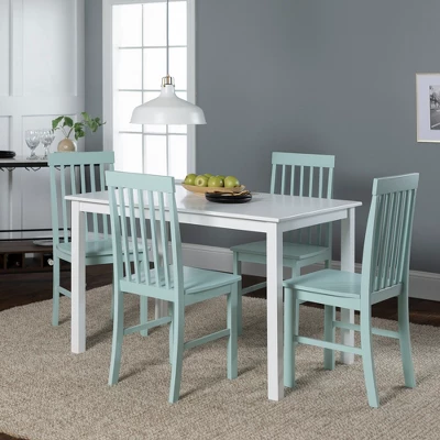 5pc Modern Two-Toned Kitchen Dining Set - Saracina Home - Image 3