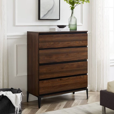 Theo Urban Modern Plank 4 Drawer Dresser - Saracina Home - Image 7