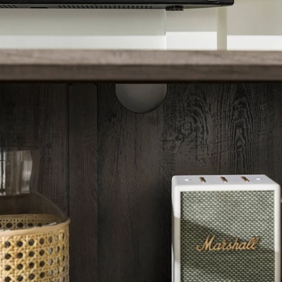 Avalene Modern Farmhouse 4 Door Glass Window Pane TV Stand For TVs Up To 65" - Saracina Home - Image 9