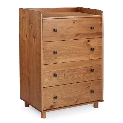 Katie Solid Wood Transitional Tray Top 4 Drawer Dresser - Saracina Home - Image 6