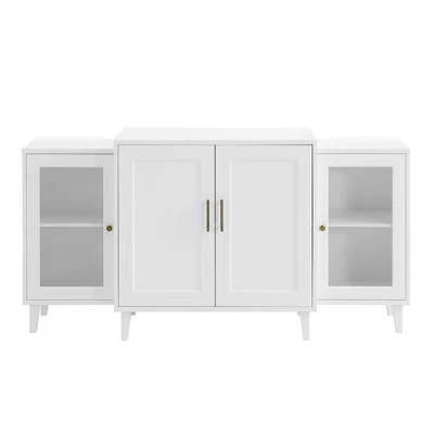 62" 4 Door Tiered Modern Sideboard - Saracina Home - Image 6