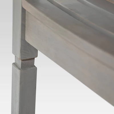 Bamberg Transitional Acacia Wood Outdoor Rocking Chair - Saracina Home - Image 7